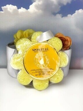 Spongelle Sweet Patchouli | Wild Flower Body Wash Infused Buffing Sponge 85g NIB
